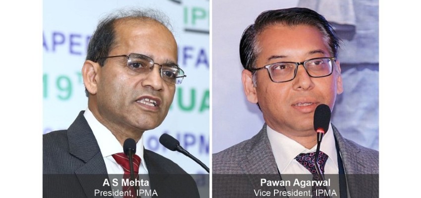 A S Mehta, Pawan Agarwal Elected as IPMA Office Bearers